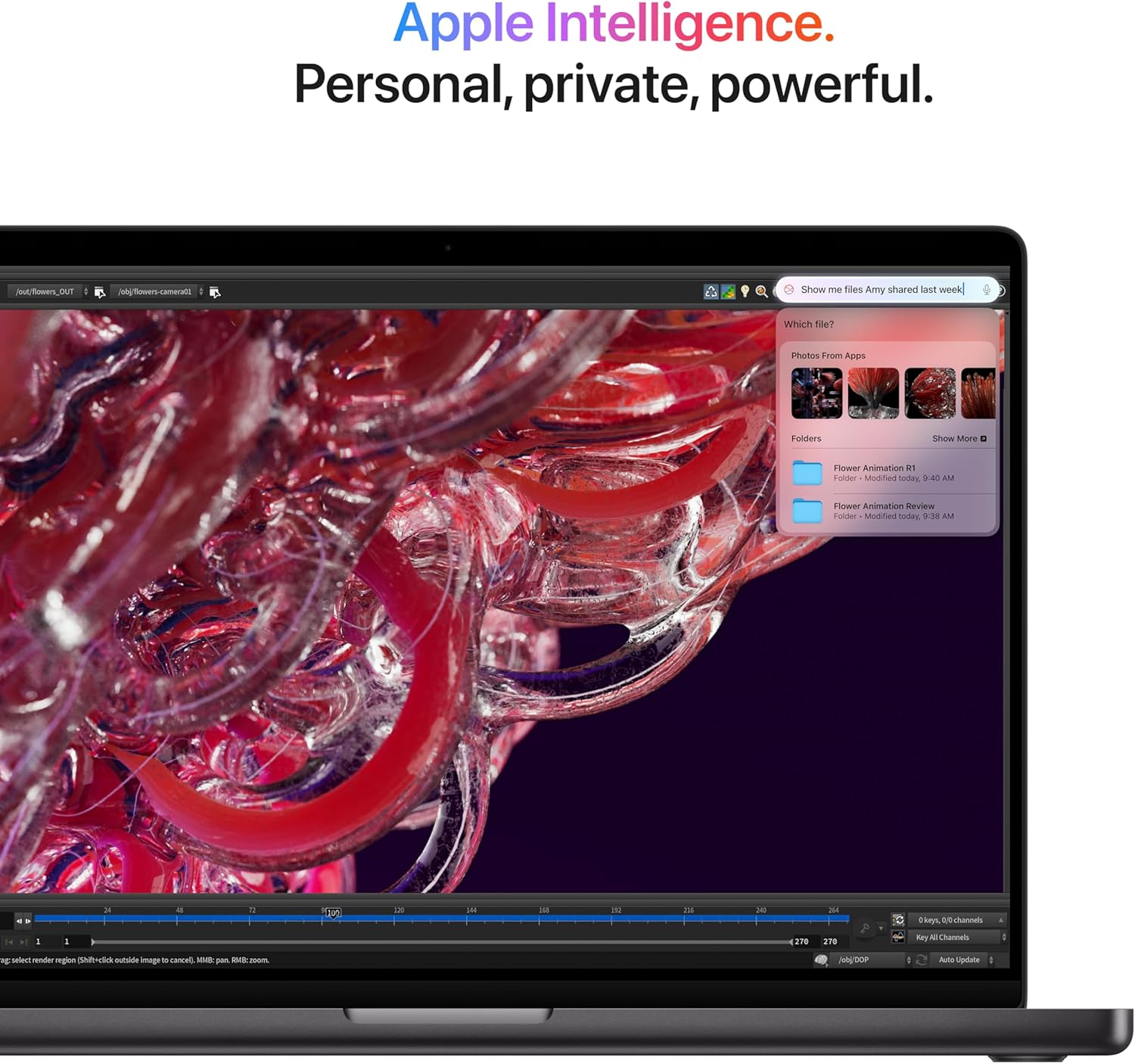 Apple MacBook Pro 14-inch M3 Max, 36GB RAM, 1TB SSD, Space Black running Apple Intelligence