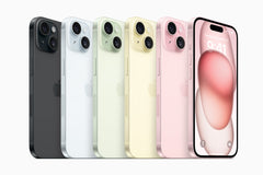 iPhone 15 colours: Black, Blue, Green, Yellow and Pink