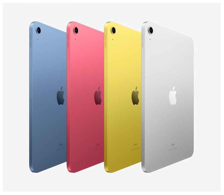 Apple iPad (10th Generation): with A14 Bionic chip, 10.9-inch Liquid Retina Display, 256GB, Wi-Fi (New).
