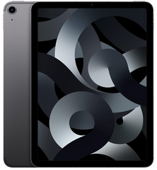 Apple iPad Air 10.9-inch (5th generation) (64 GB) (Wi-Fi+ Cellular) (Space Grey) Renewed.