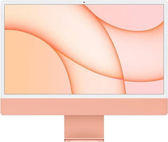 Apple iMac 24-inch (M1, 2021) 16GB RAM, 2TB SSD, Orange.