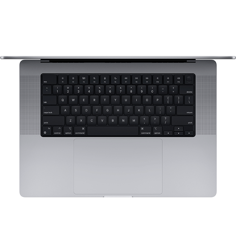 Apple MacBook Pro 16-inch M2 Pro, 32GB RAM, 1TB SSD, Space Gray — keyboard with Touch ID and Force Touch trackpad
