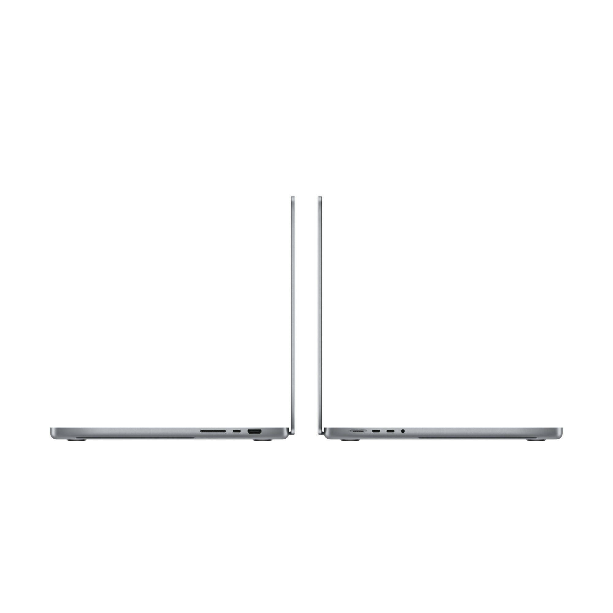 Apple MacBook Pro 16-inch M2 Pro, 32GB RAM, 1TB SSD, Space Gray — side profile, open