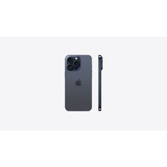 Apple iPhone 15 Pro Max 256GB Blue Titanium — back and side