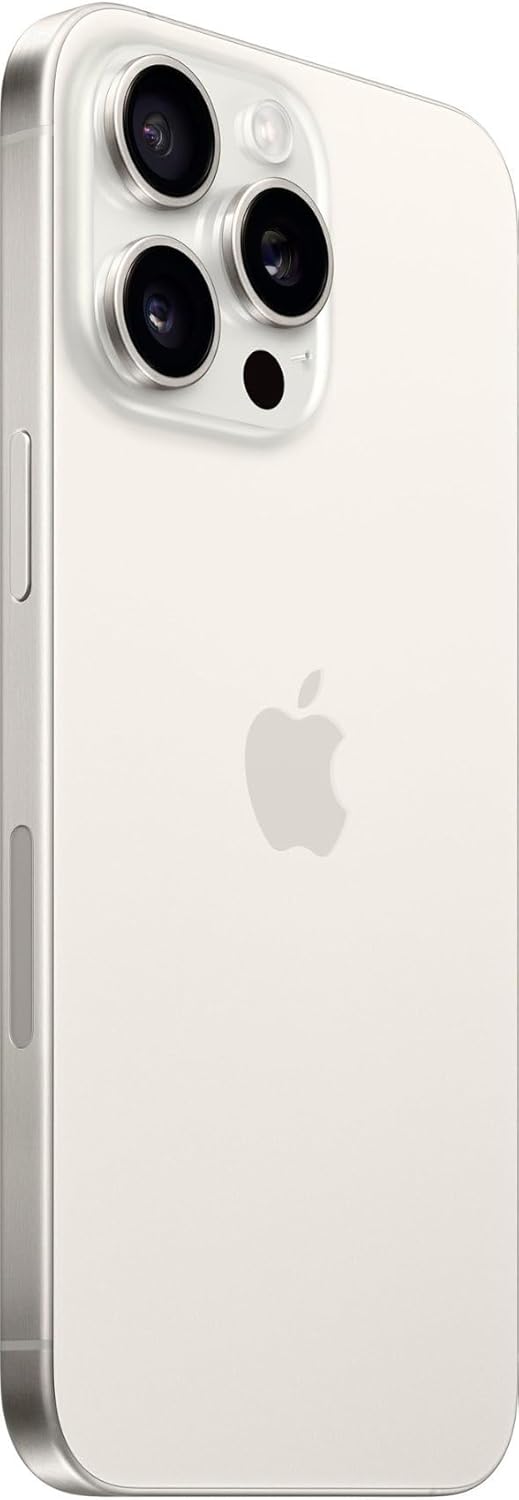 Apple iPhone 15 Pro Max 1TB Storage White Titanium,Unlocked 1 Year Warranty.