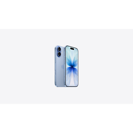 Apple iPhone 17 256GB Mist Blue, T-Mobile — front and back