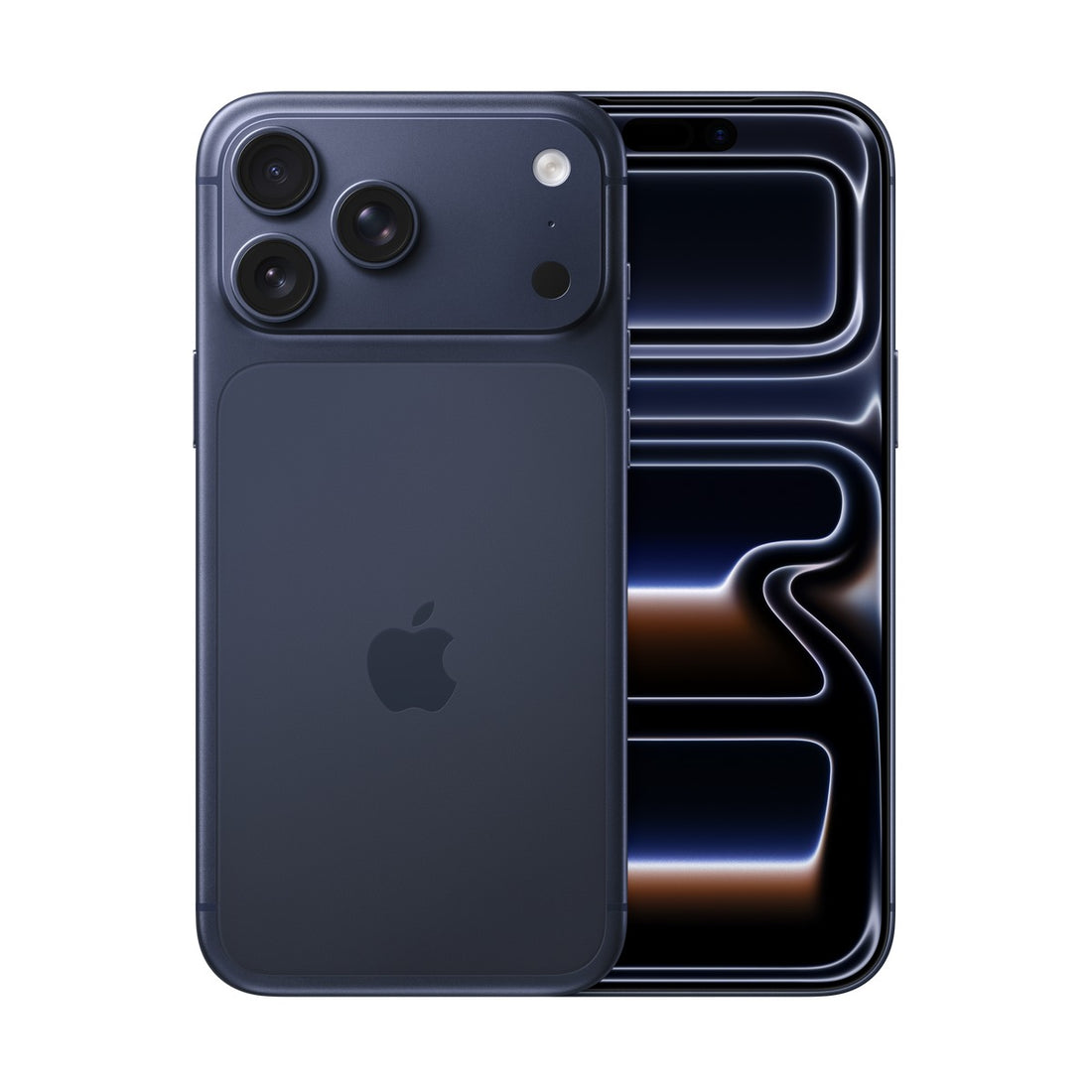 Apple iPhone 17 Pro Max 256GB Deep Blue, Unlocked — front and back