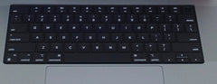 Actual MacPro-LA unit — Apple MacBook Pro 16-inch M1 Max, 64GB RAM, 4TB SSD, Space Gray — keyboard and trackpad close-up