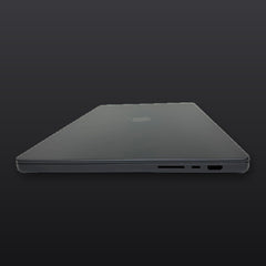 Actual MacPro-LA unit — Apple MacBook Pro 16-inch M4 Max, 128GB RAM, 4TB SSD, Space Black — right side ports: SDXC, Thunderbolt, HDMI