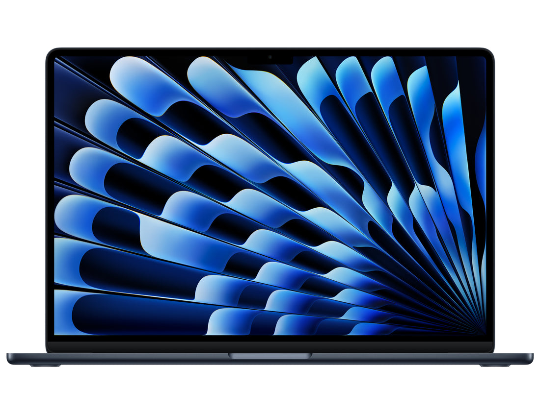 Apple MacBook Air 15-inch M4, 32GB RAM, 512GB SSD, Midnight — front view