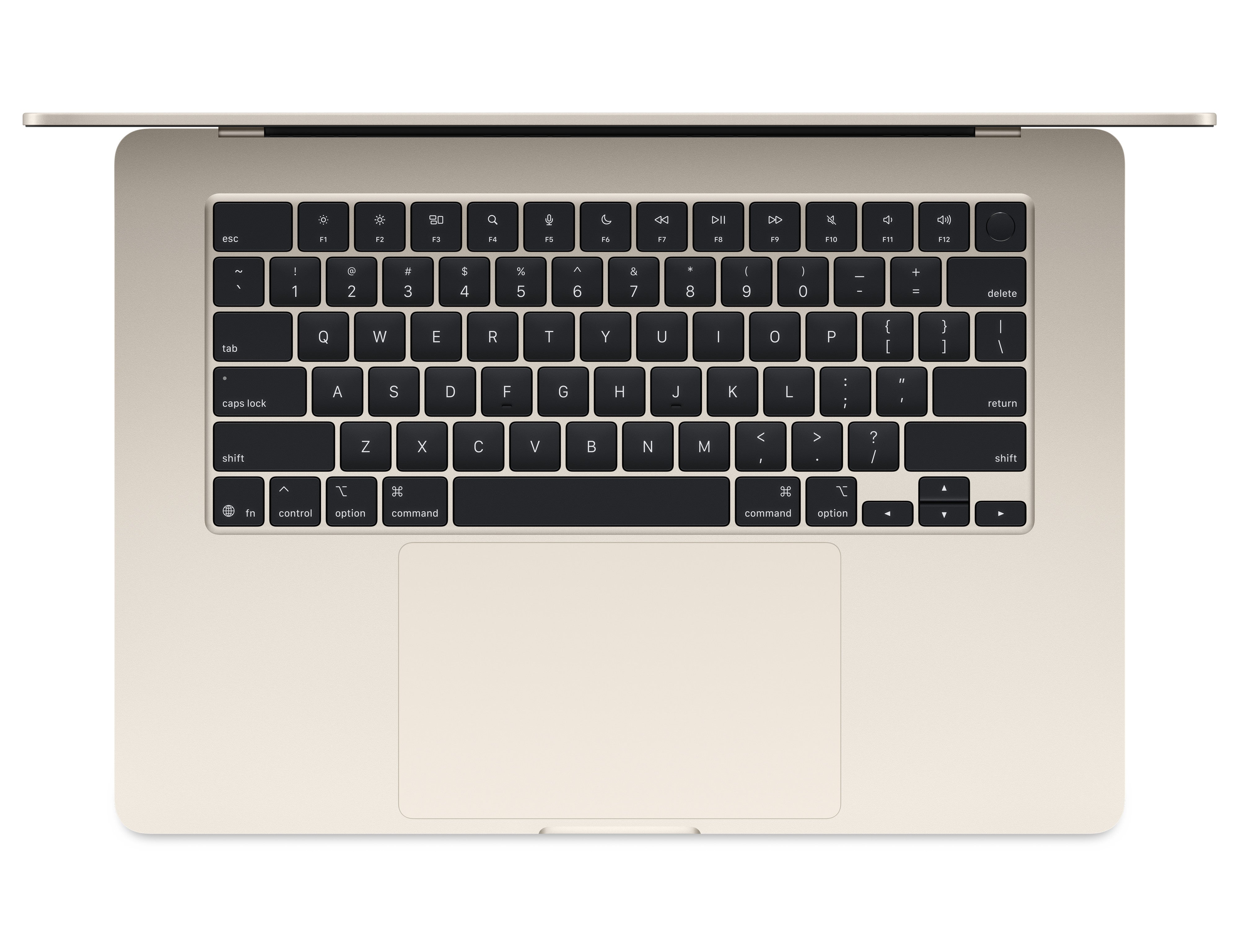 Apple MacBook Air 15-inch M3, 8GB RAM, 512GB SSD, Starlight — front view