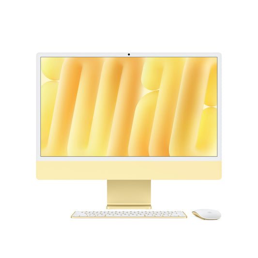 Apple iMac 24-inch M4 with 8-Core CPU and 10-Core GPU — 16GB 512GB Yellow | 1-Year Warranty | Free 2-Day Shipping