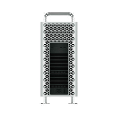 Mac Pro (2019) 8-core Xeon W, 96GB, 1TB, Radeon Pro W5700X — back with ports