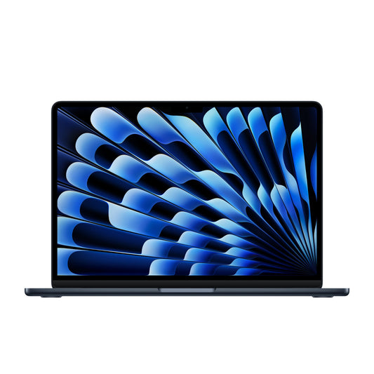 Apple MacBook Air 13-inch M5, 16GB RAM, 1TB SSD, Midnight — front view