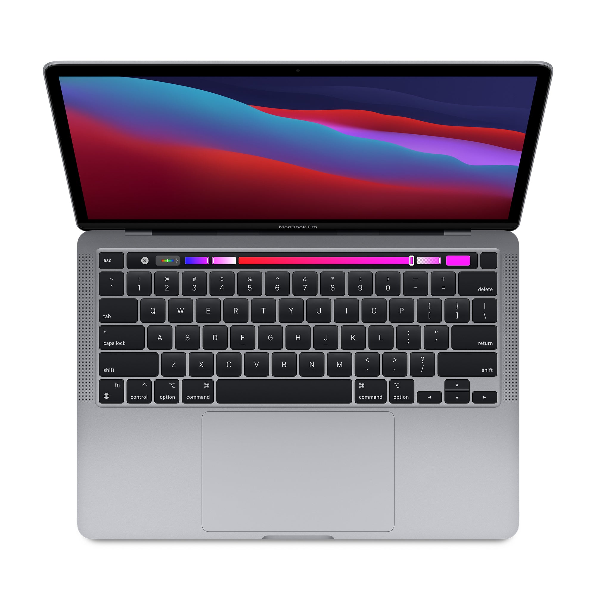 Apple MacBook Pro 13-inch with M1 Chip, 8-Core CPU, 8GB RAM, 256GB SSD.