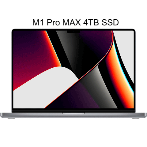 Apple MacBook Pro 16.2-inch M1 Max chip 64GB RAM - SSD 4TB