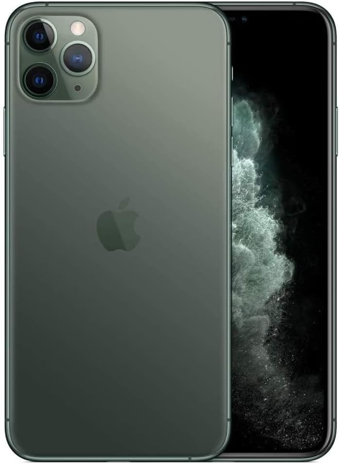 Apple iPhone 11 Pro, US Version, 256GB, Space Gray - Unlocked (Renewed) Midnight Green