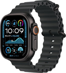 Apple Watch Ultra 2 GPS & Cellular 49mm Black Titanium Case with M/L Black Trail Loop