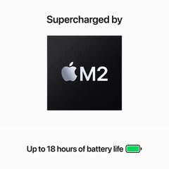 Apple MacBook Air 13-inch M2, 8GB RAM, 256GB SSD, Midnight — port detail