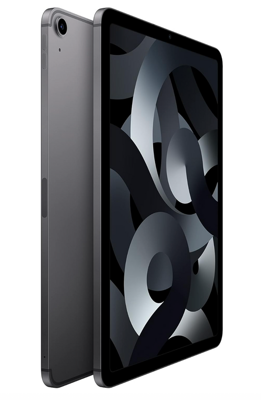 Apple iPad Air 10.9-inch (5th generation) (64 GB) (Wi-Fi+ Cellular) (Space Grey) Renewed.