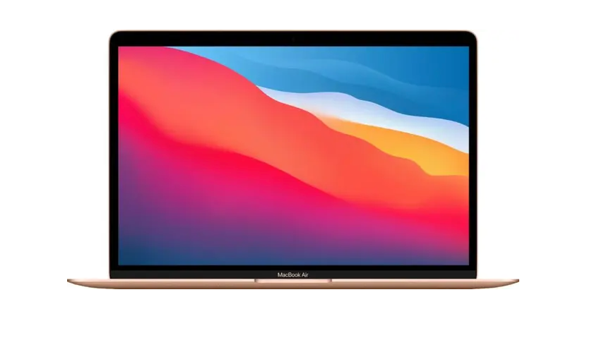 Apple MacBook Air (2020) 13.3-inch - M1 Chip, 8-Core CPU, 7-Core GPU, 8GB RAM, 256GB SSD - Rose Gold (Open Box).