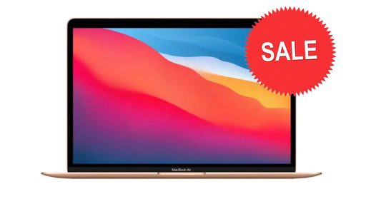 Apple MacBook Air (2020) 13.3-inch - M1 Chip, 8-Core CPU, 7-Core GPU, 8GB RAM, 256GB SSD - Rose Gold (Open Box).