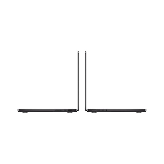 Apple MacBook Pro 14-inch M3 Max, 36GB RAM, 1TB SSD, Space Black — side profile, open