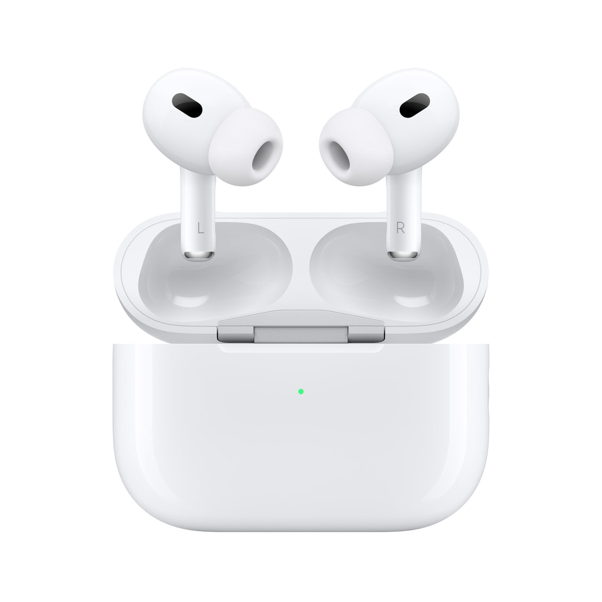 Apple AirPods Pro (2nd Gen) with MagSafe Charging Case (USB-C) front view