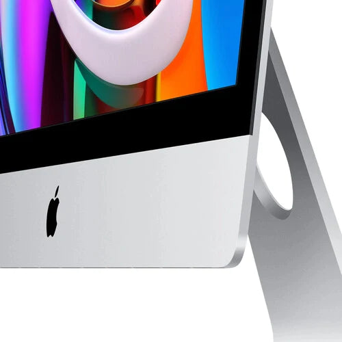 Apple iMac 27" 5K Retina Display, i7 10th Gen, 512GB SSD, Radeon Pro 5500 XT 8GB Graphics on a desk setup