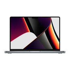 Apple MacBook Pro 14-inch M1 Pro in Space Gray — angled front view