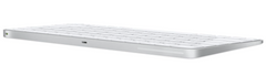Side angle of Apple Magic Keyboard 2, (Wireless) Silver (QWERTY English) (Renewed)