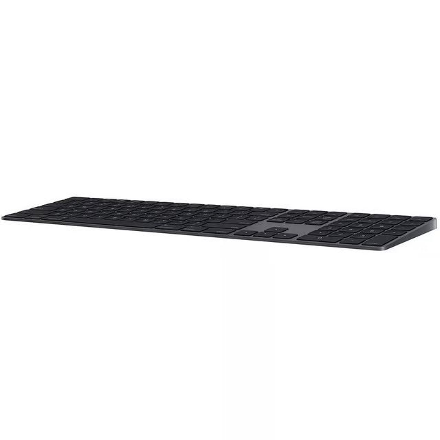 Apple Magic Keyboard with Numeric Keypad Wireless, Bluetooth, Rechargeable. Works with Mac, iPad, or iPhone desk view