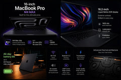 Apple MacBook Pro 16-inch M4 Max with 16-Core CPU and 40-Core GPU — 64GB 4TB Space Black