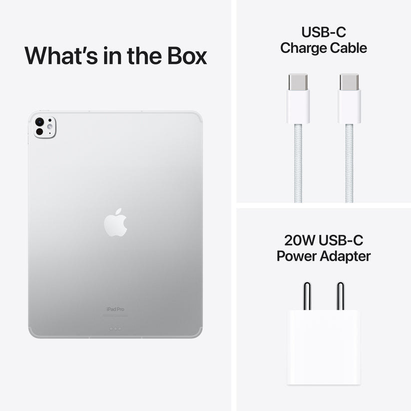 Apple iPad Pro 13-inch M4 Wi-Fi + Cellular 2TB in Silver — view 2