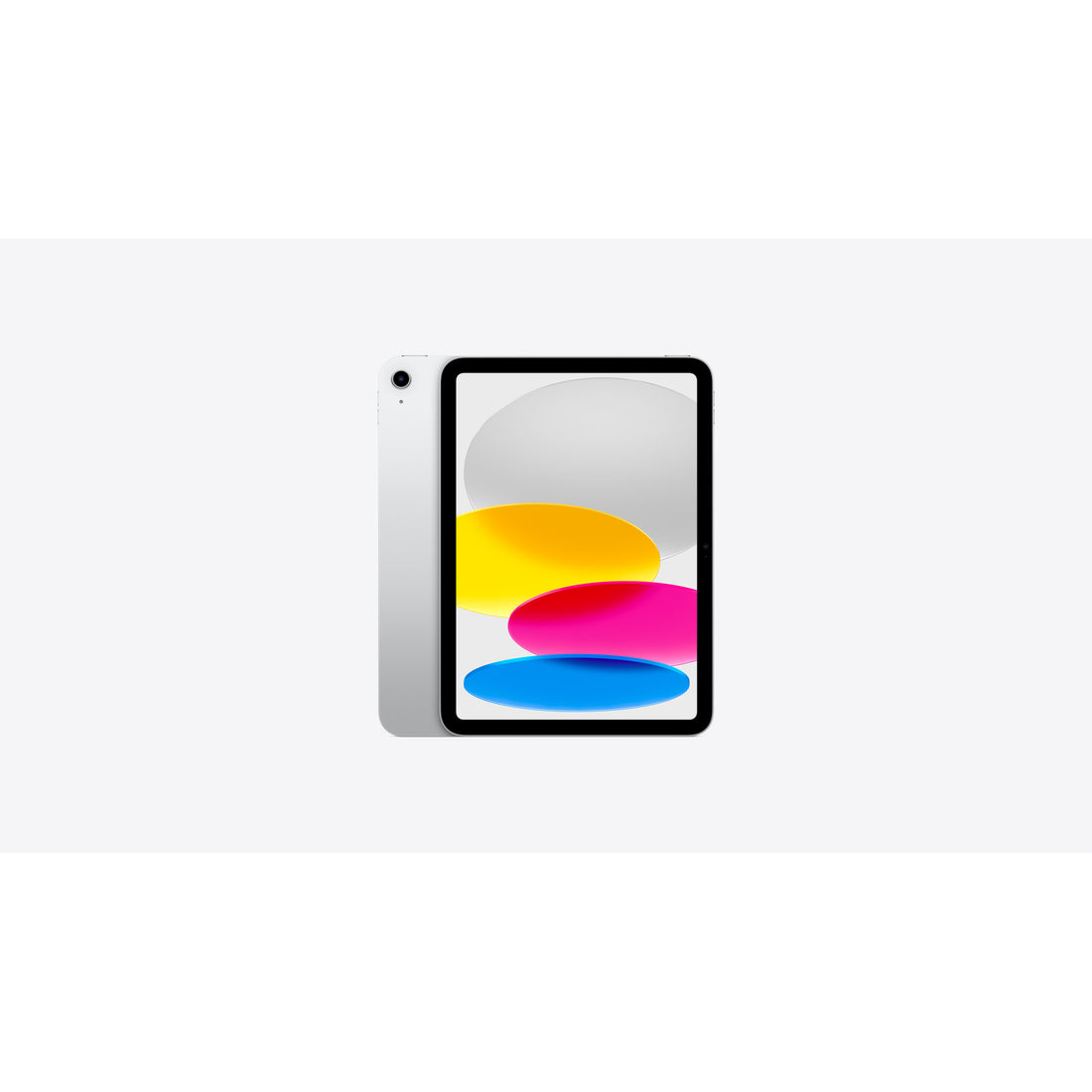 Apple iPad (10th generation) 64GB Wi-Fi, Silver — front and back
