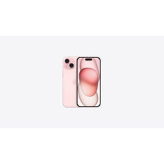 Apple iPhone 15 128GB Pink Unlocked — front and back