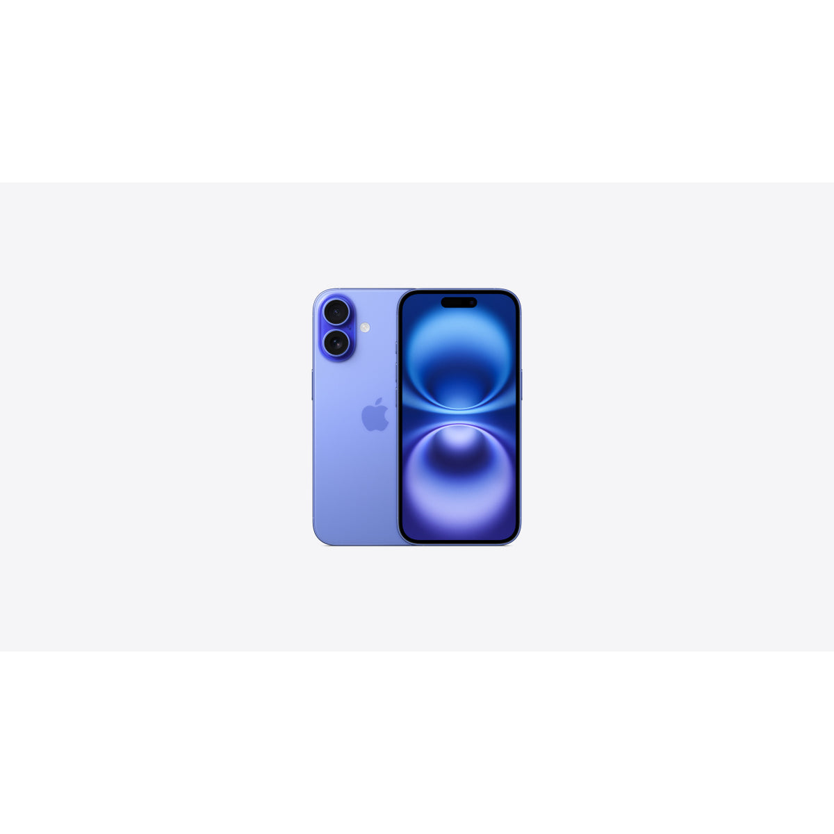 Apple iPhone 16 128GB Ultramarine Unlocked — front and back