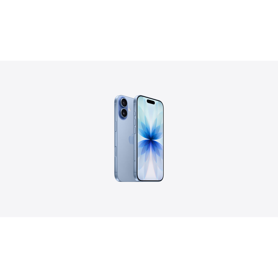 Apple iPhone 17 256GB Mist Blue, T-Mobile — front and back