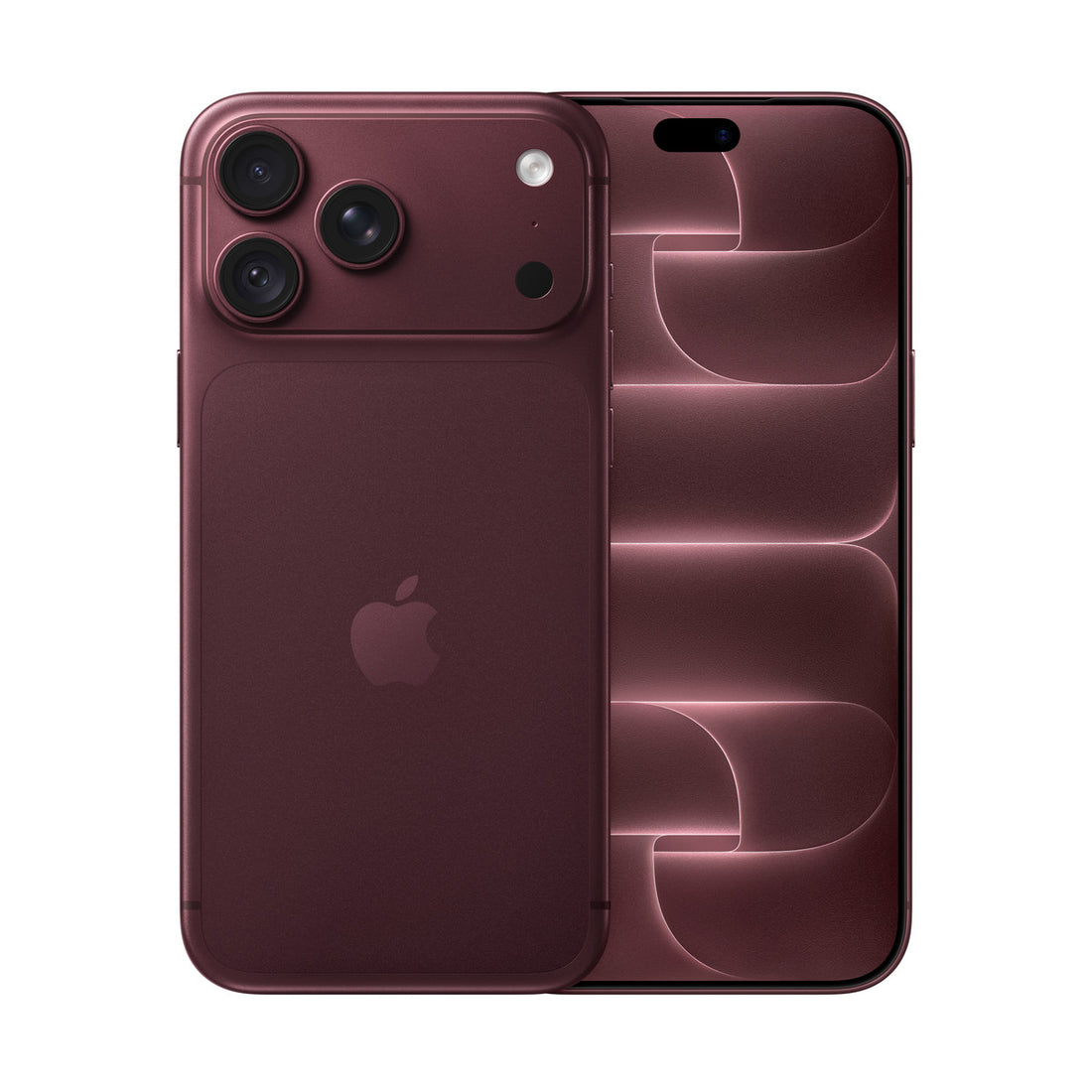 Apple iPhone 18 Pro Max 256GB Burgundy, Unlocked — front and back