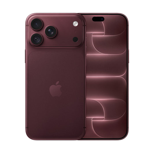 Apple iPhone 18 Pro Max 256GB Burgundy, Unlocked — front and back