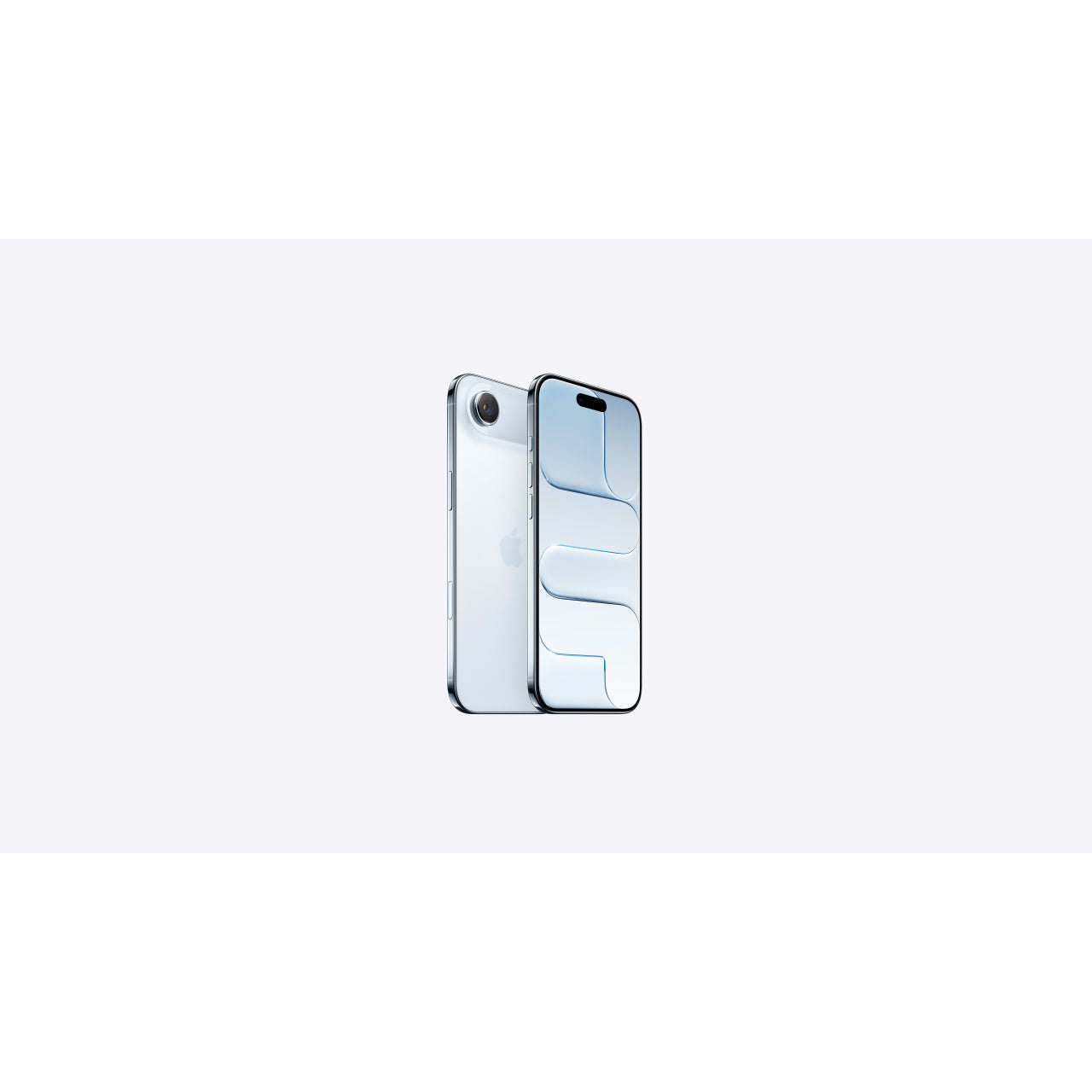 iPhone Air design: 6.5-inch ProMotion display (Sky Blue shown)