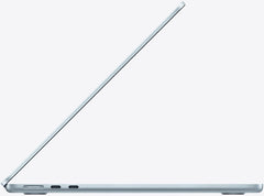 Apple MacBook Air 13-inch in Sky Blue, side view