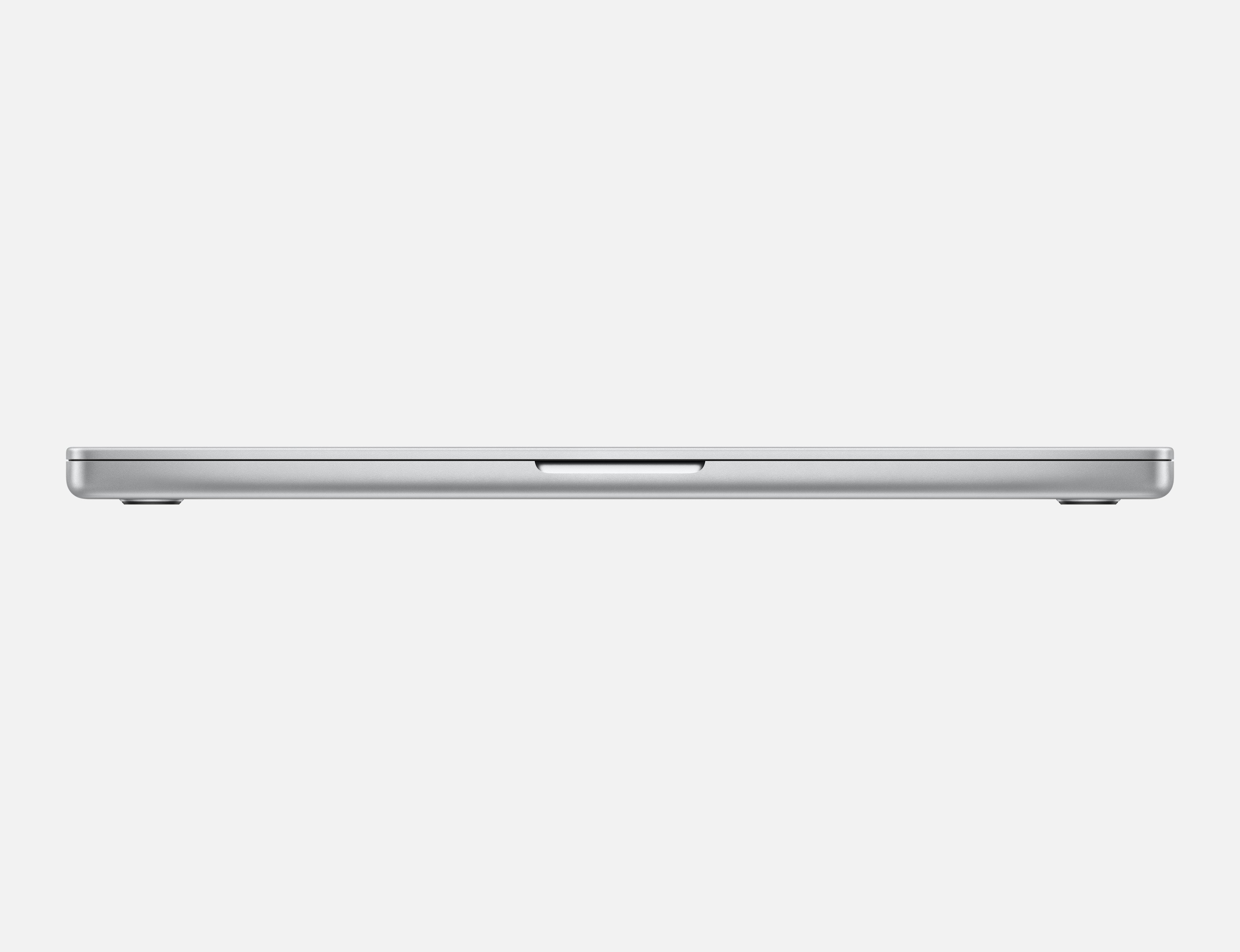 Apple MacBook Pro 16-inch M1 Max, 32GB RAM, 2TB SSD, Silver — closed, front edge