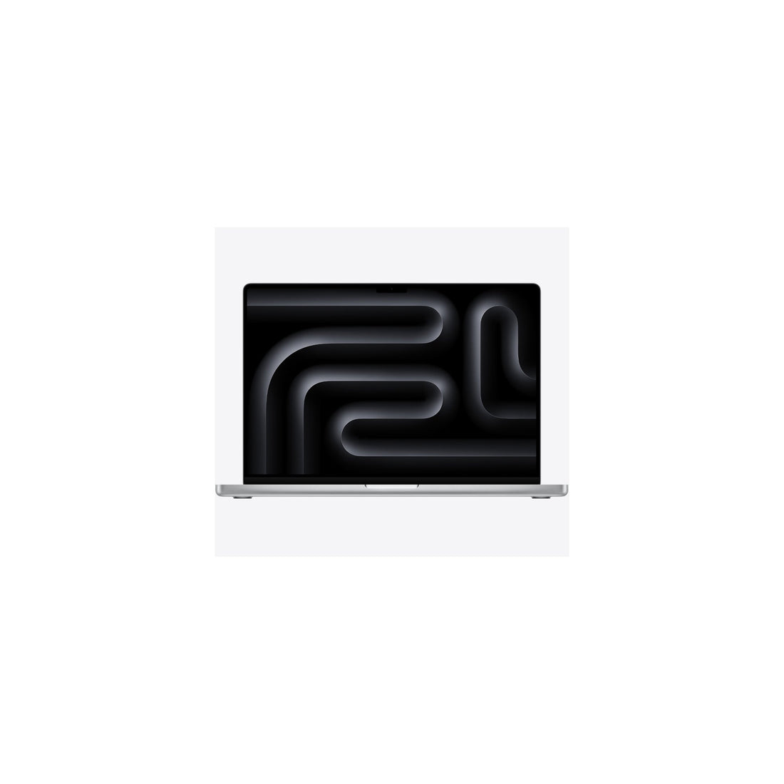 Apple MacBook Pro 16-inch M4 Pro, 24GB, 2TB, Silver — front view, Liquid Retina XDR display