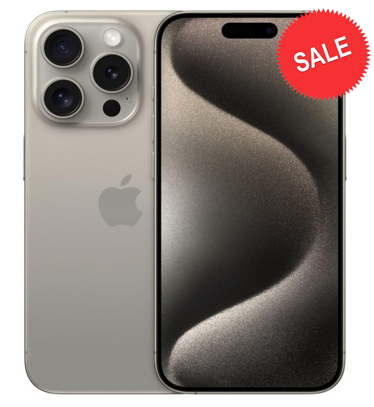 iPhone 15 Pro Max 512GB Natural Titanium, Renewed Unlocked