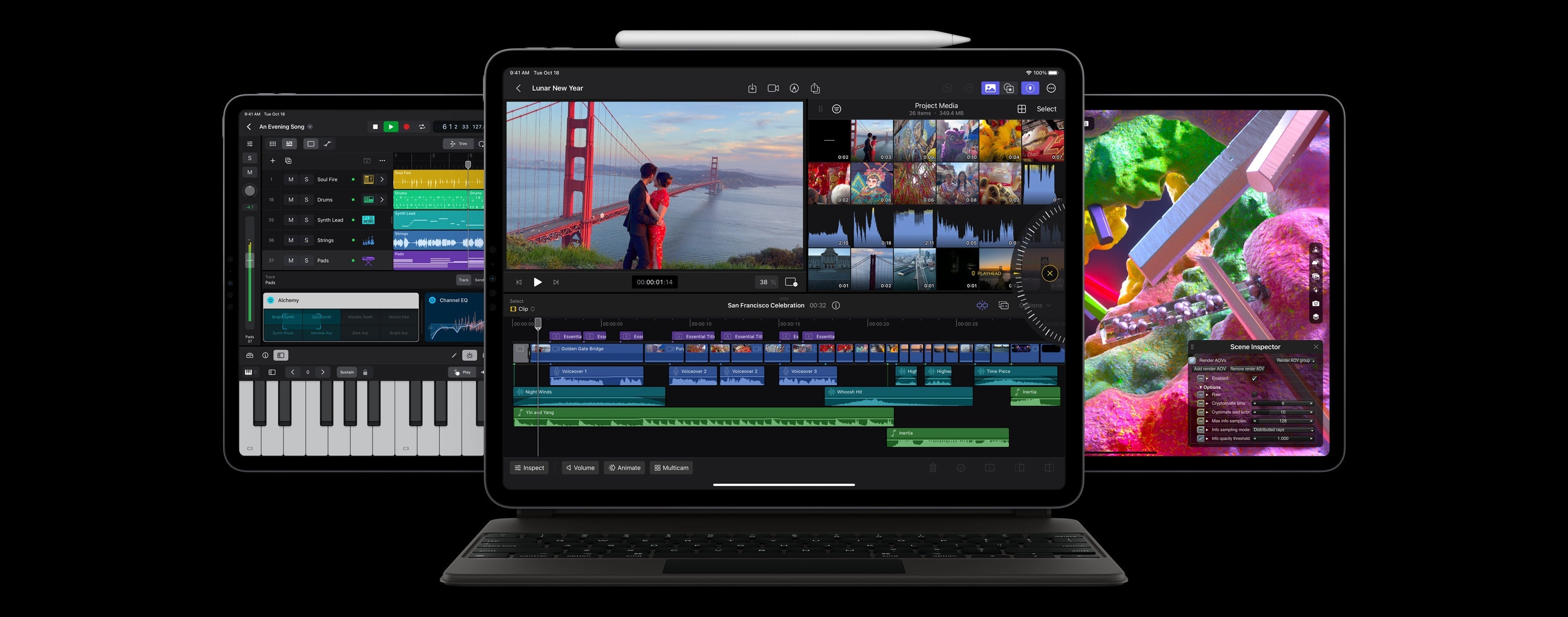 Apple iPad Pro 6th Generation (12.9-inch Wi-Fi 1TB) - Space Gray.