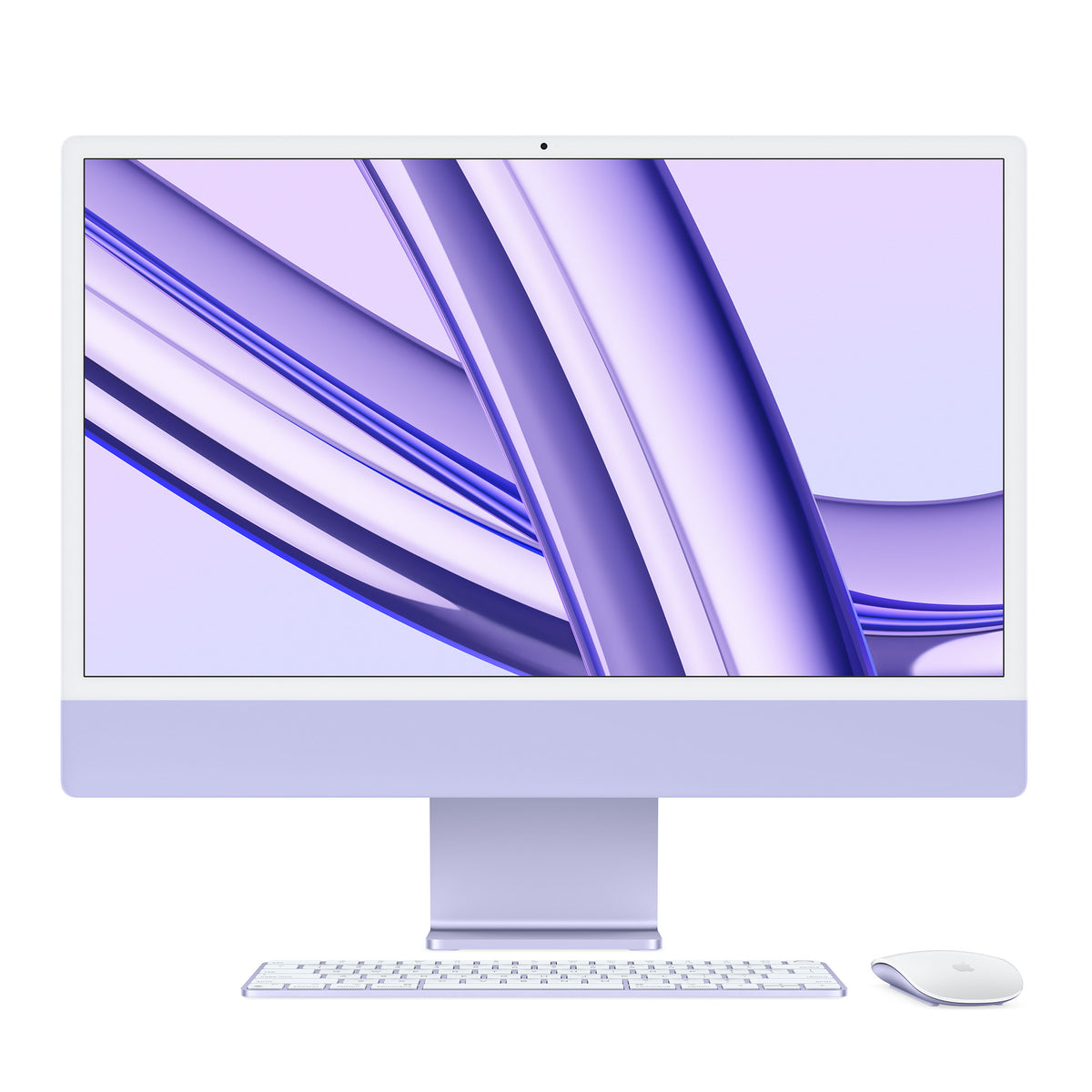 Puce Apple M3 avec CPU 10 cœurs, GPU 10 cœurs, 24 pouces 24 Go de RAM SSD 1 To Bleu | Livraison gratuite