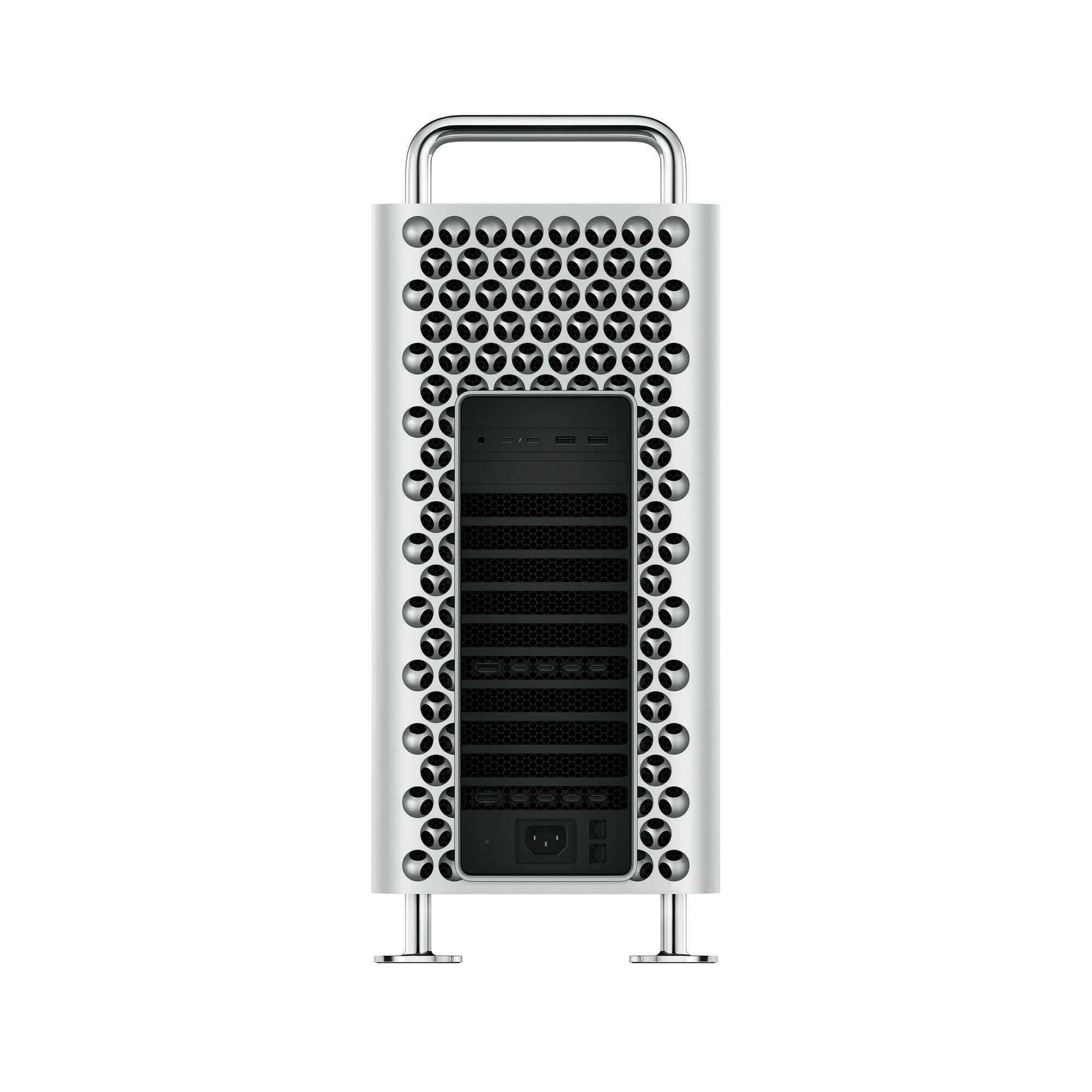 Mac Pro (2019) 8-core Xeon W, 96GB, 1TB, Radeon Pro W5700X — back with ports