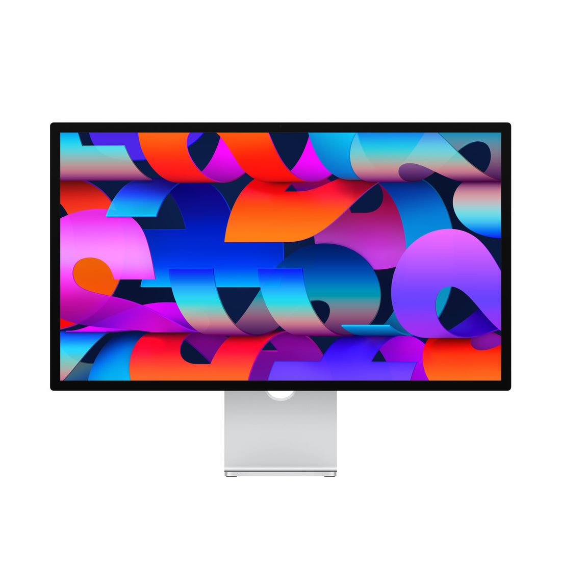 Apple Studio Display 27-inch 5K, standard glass, tilt-adjustable stand — front view