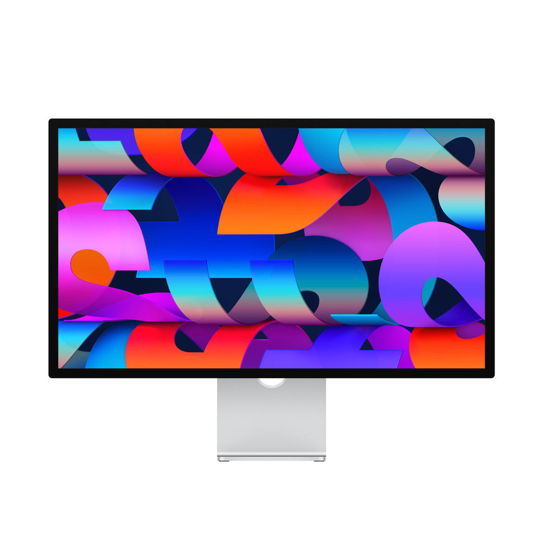Apple Studio Display 27-inch 5K, standard glass, tilt-adjustable stand — front view